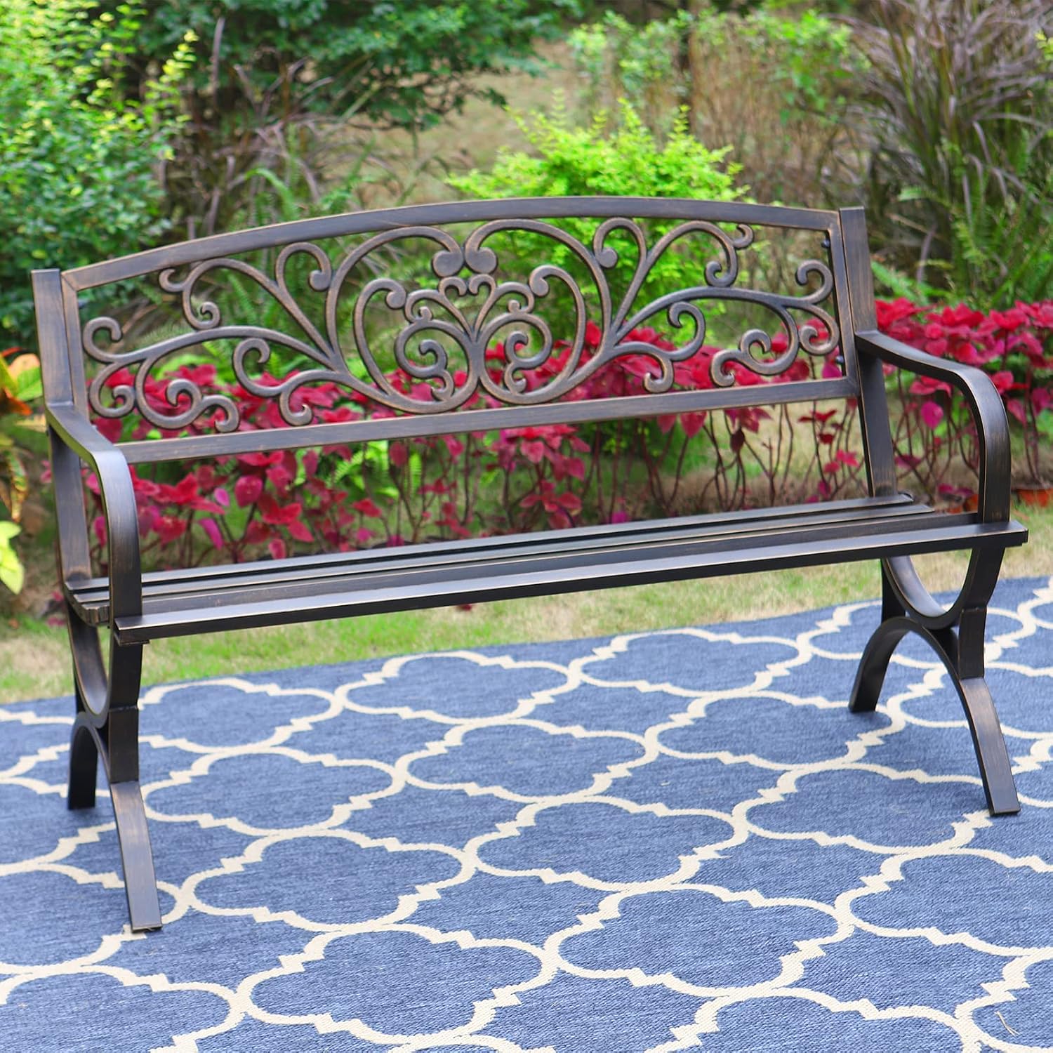 Outdoor Furniture Bench - Kursi Taman Luar Ruangan 50 Inci