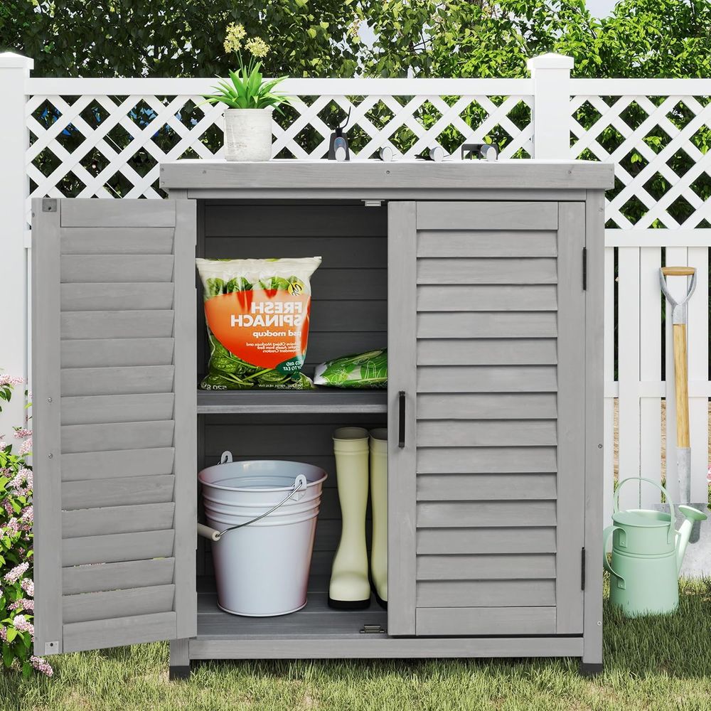 Lemari Penyimpanan Luar Ruanga - Outdoor Furniture With Storage ulasan dan harga