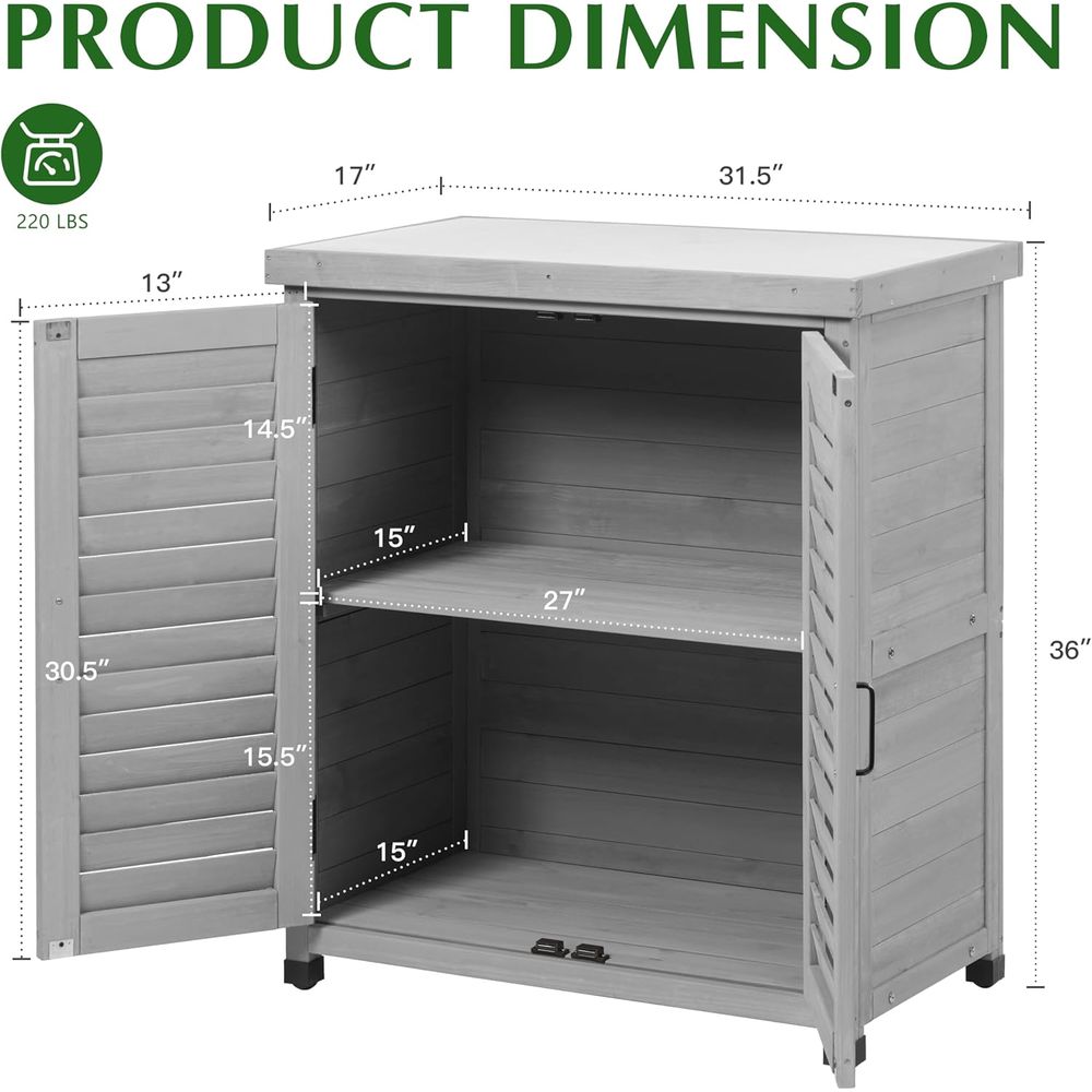 Lemari Penyimpanan Luar Ruanga - Outdoor Furniture With Storage ulasan dan harga