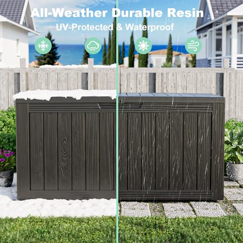 Kotak Penyimpanan Resin Tahan  - Outdoor Furniture With Storage ulasan dan harga
