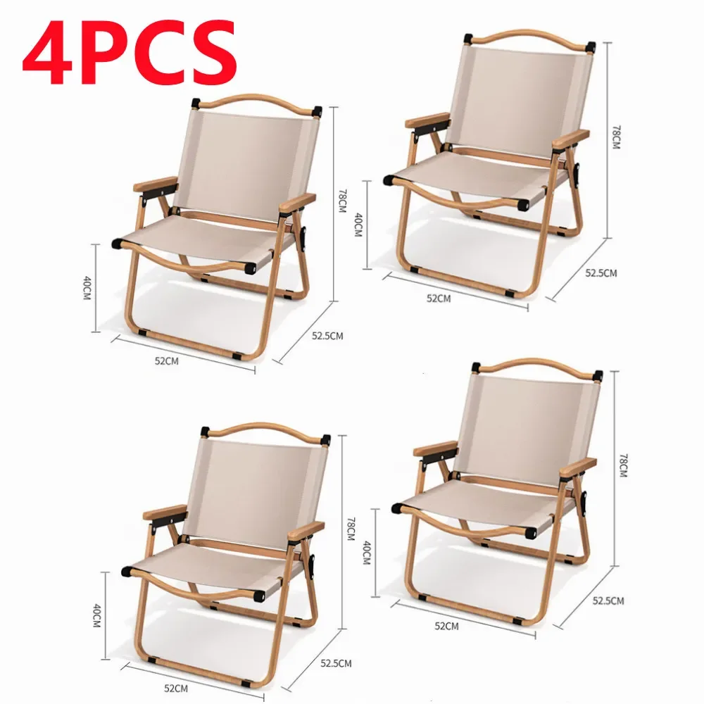 Kursi Kemah 4/2/1PCS-khaki por - Outdoor Furniture Cheap ulasan dan harga