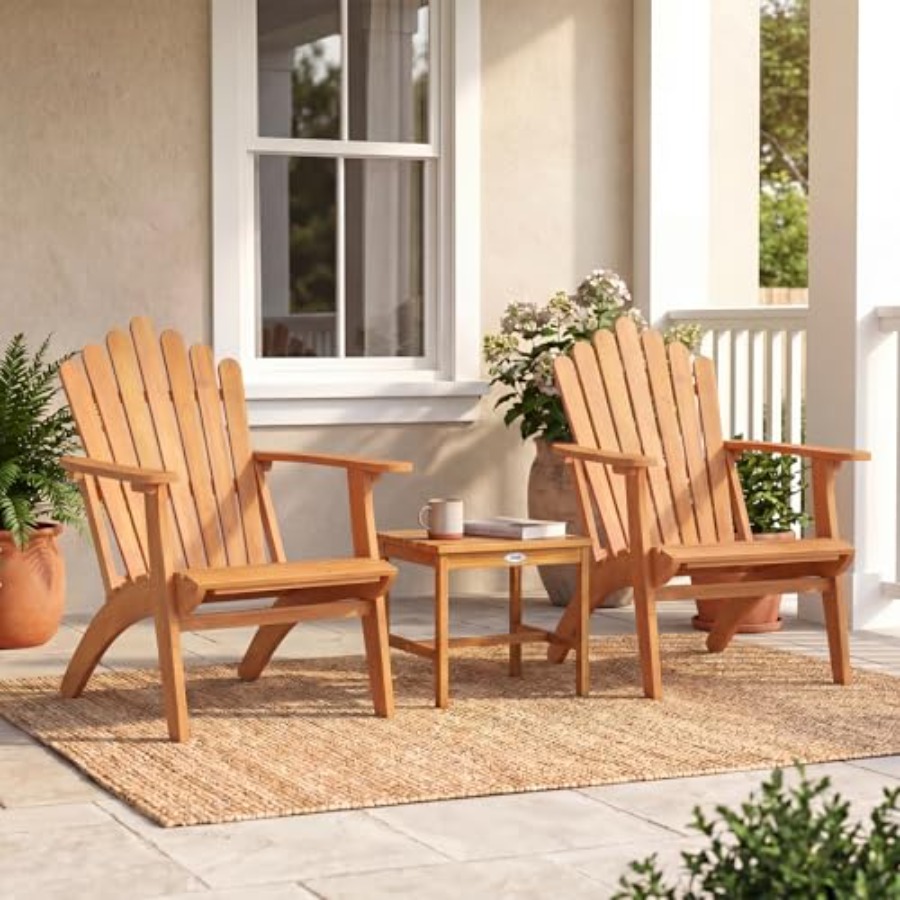 Set Kursi Adirondack 2 buah de - Adirondack Chair Wood ulasan dan harga