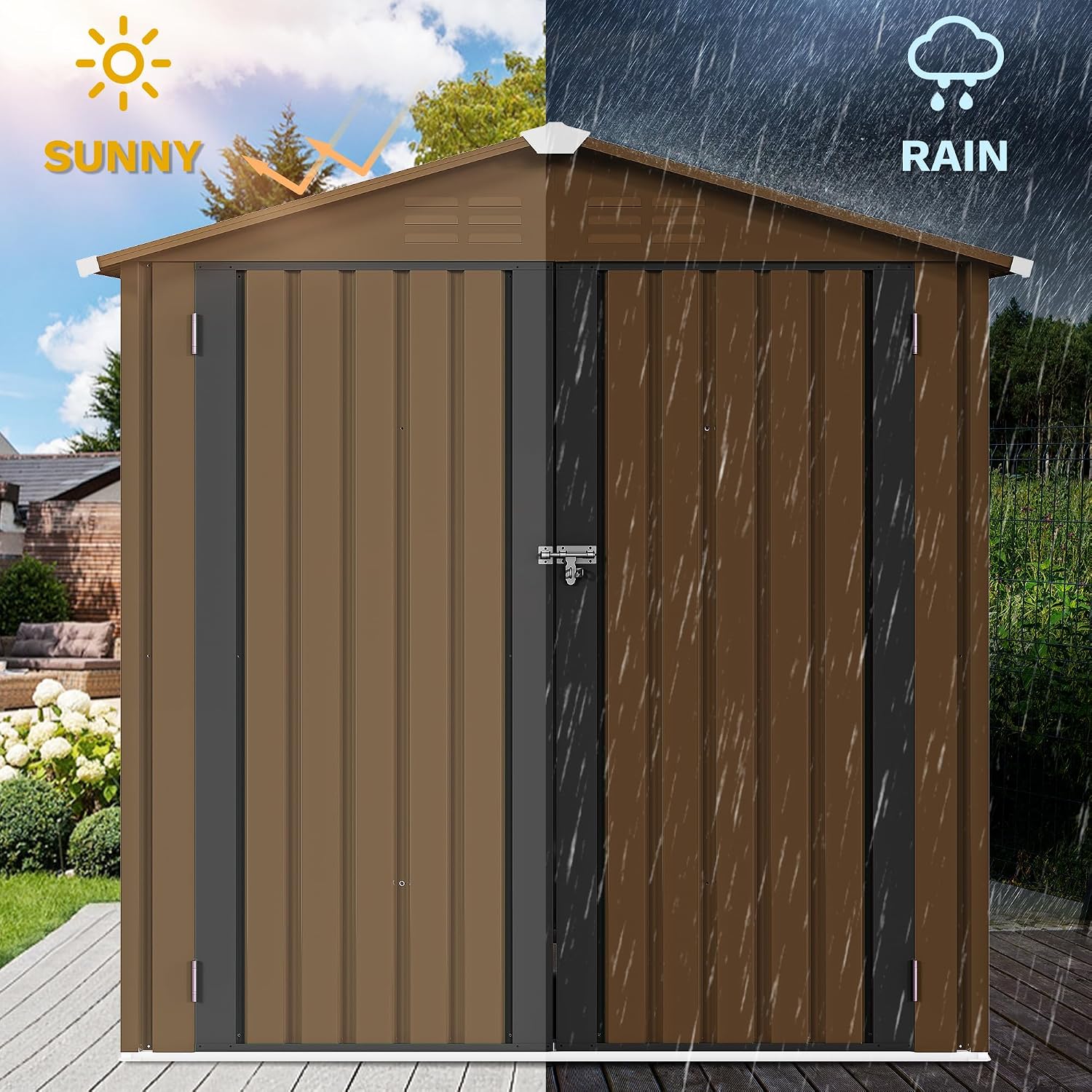 Gudang Penyimpanan Luar Ruanga - Outdoor Furniture With Storage ulasan dan harga
