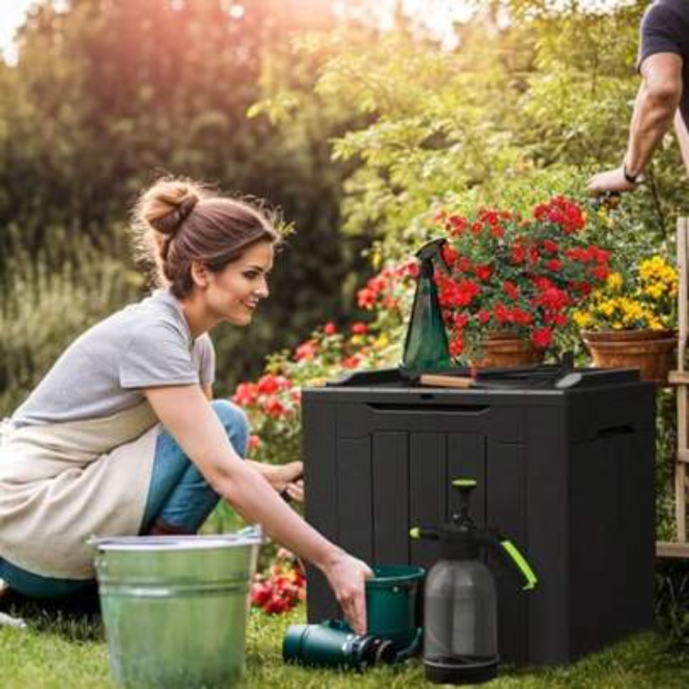 Kotak Penyimpanan Luar Ruangan - Outdoor Furniture Bench ulasan dan harga