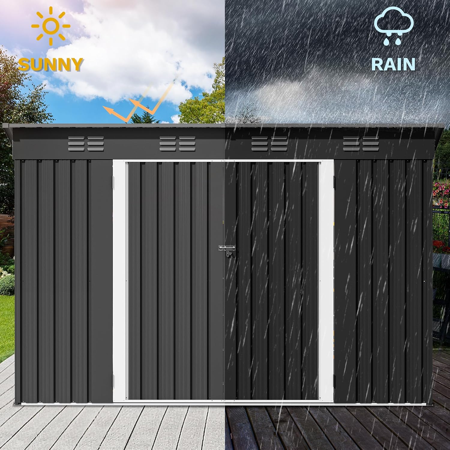 Gudang Penyimpanan Luar Ruanga - Outdoor Furniture With Storage ulasan dan harga