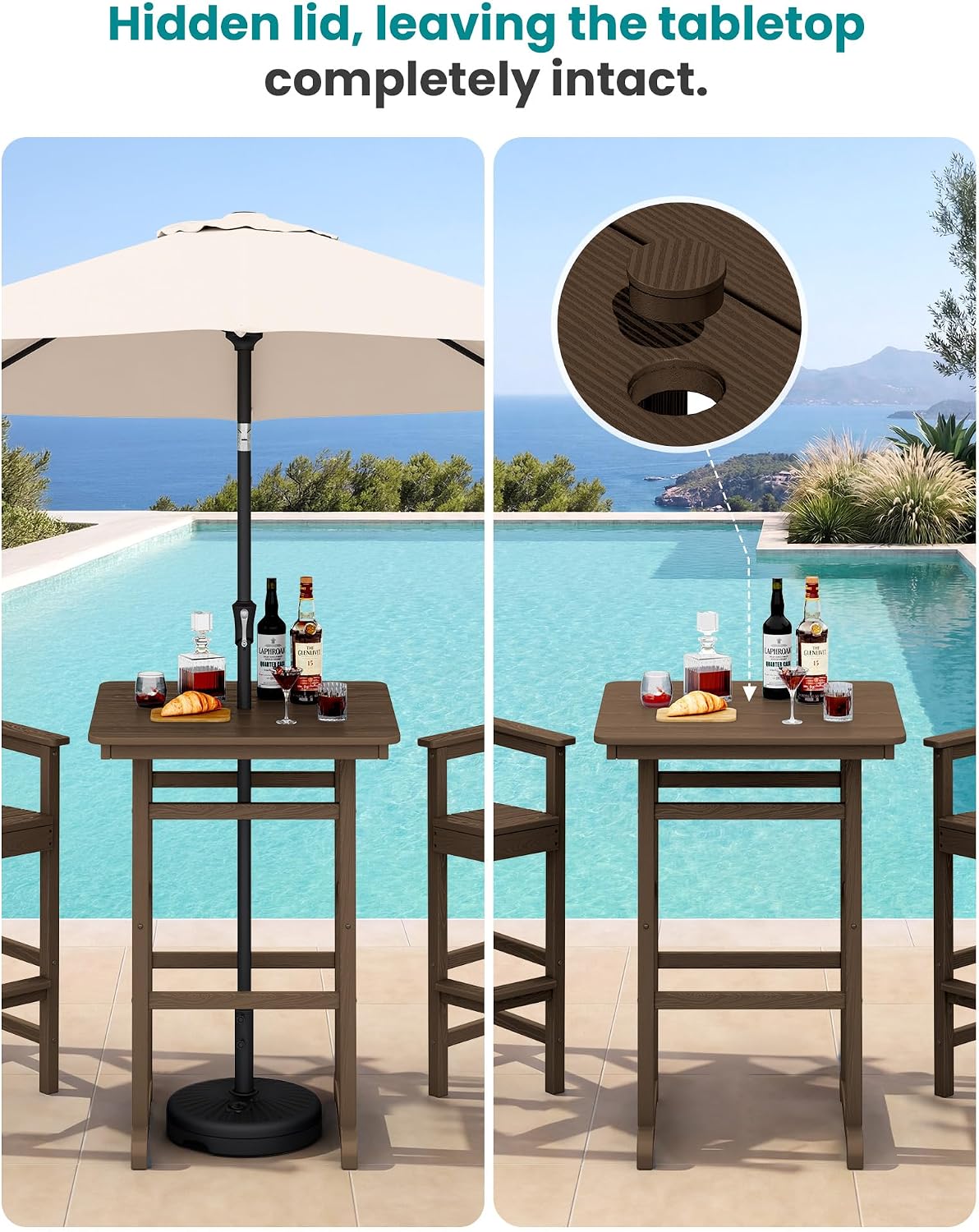 3 Pcs Set Kursi Adirondack Tin - Adirondack Chair Wood ulasan dan harga