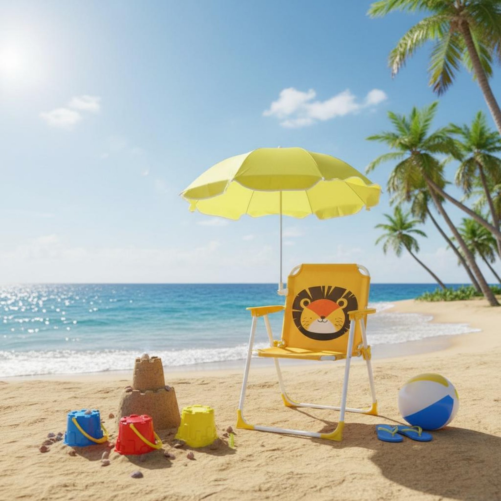 Kursi Pantai Anak dengan Payun - Outdoor Furniture Kids ulasan dan harga