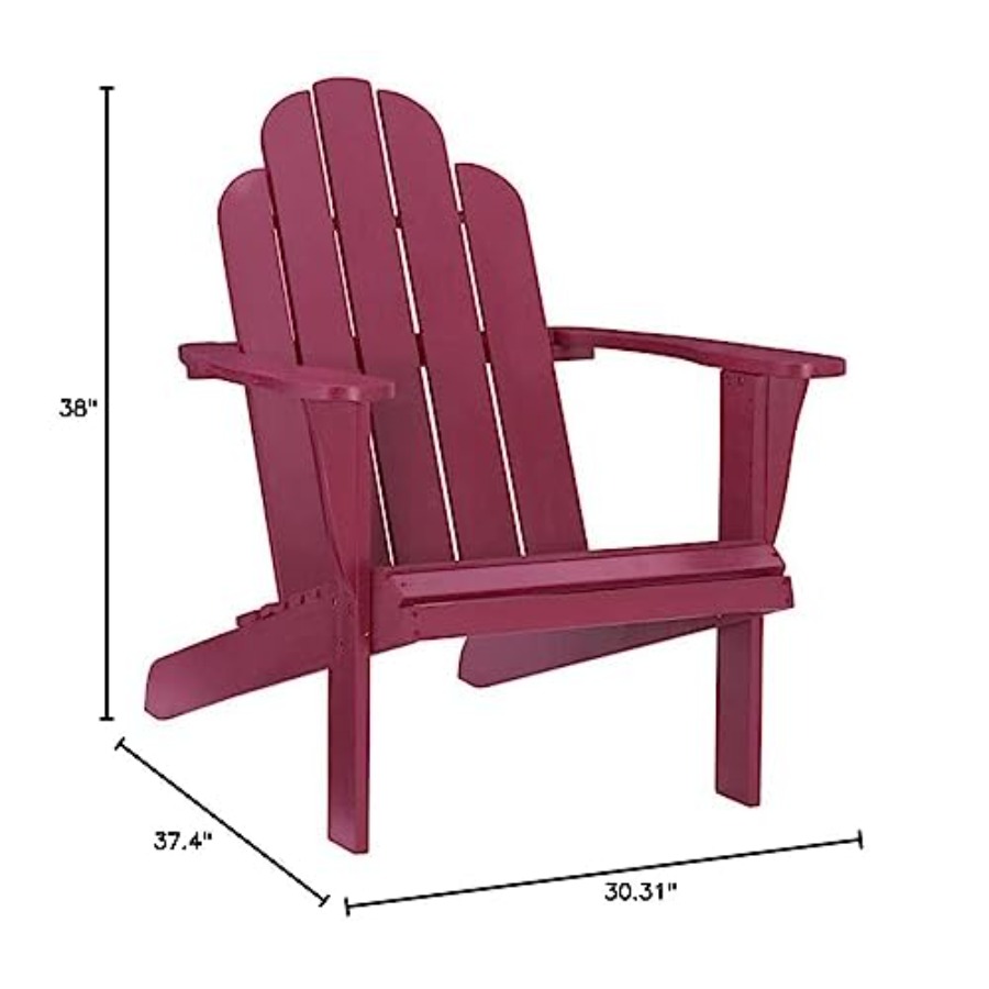 Kursi Adirondack Kayu Tradisio - Adirondack Chair Wood ulasan dan harga