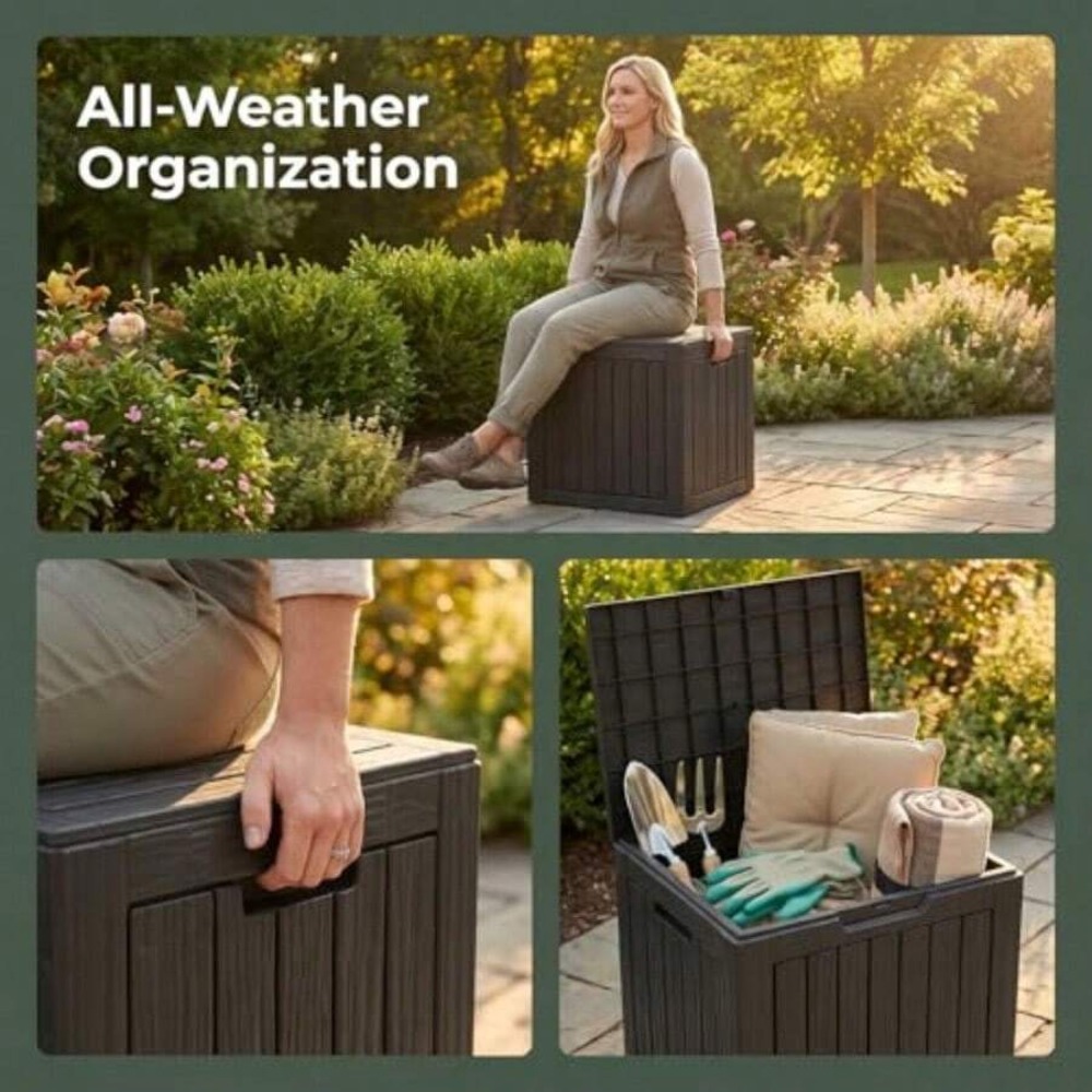 Kotak Penyimpanan Luar Ruangan - Outdoor Furniture Bench ulasan dan harga