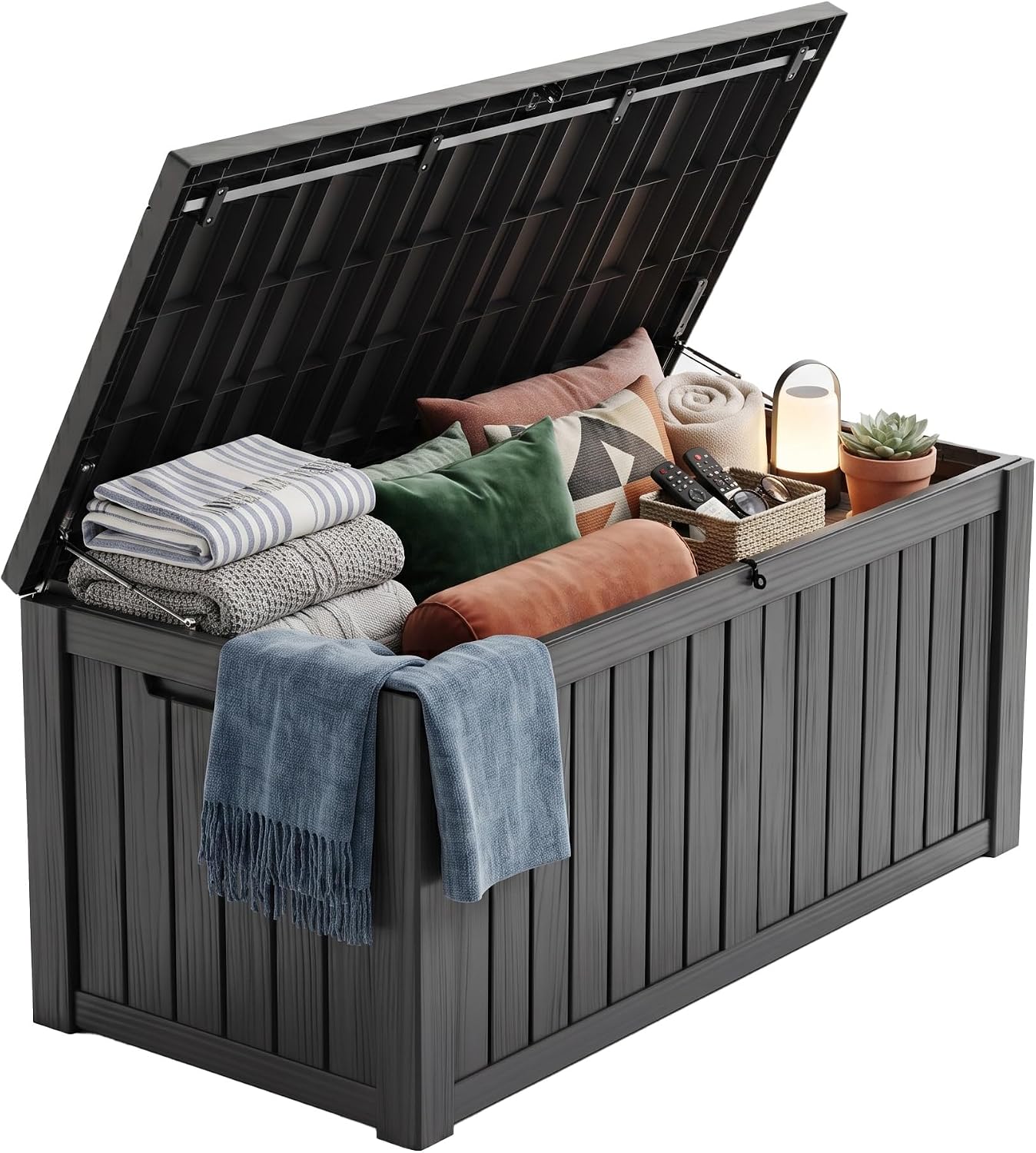 Kotak Penyimpanan Resin 200 Ga - Outdoor Furniture With Storage ulasan dan harga