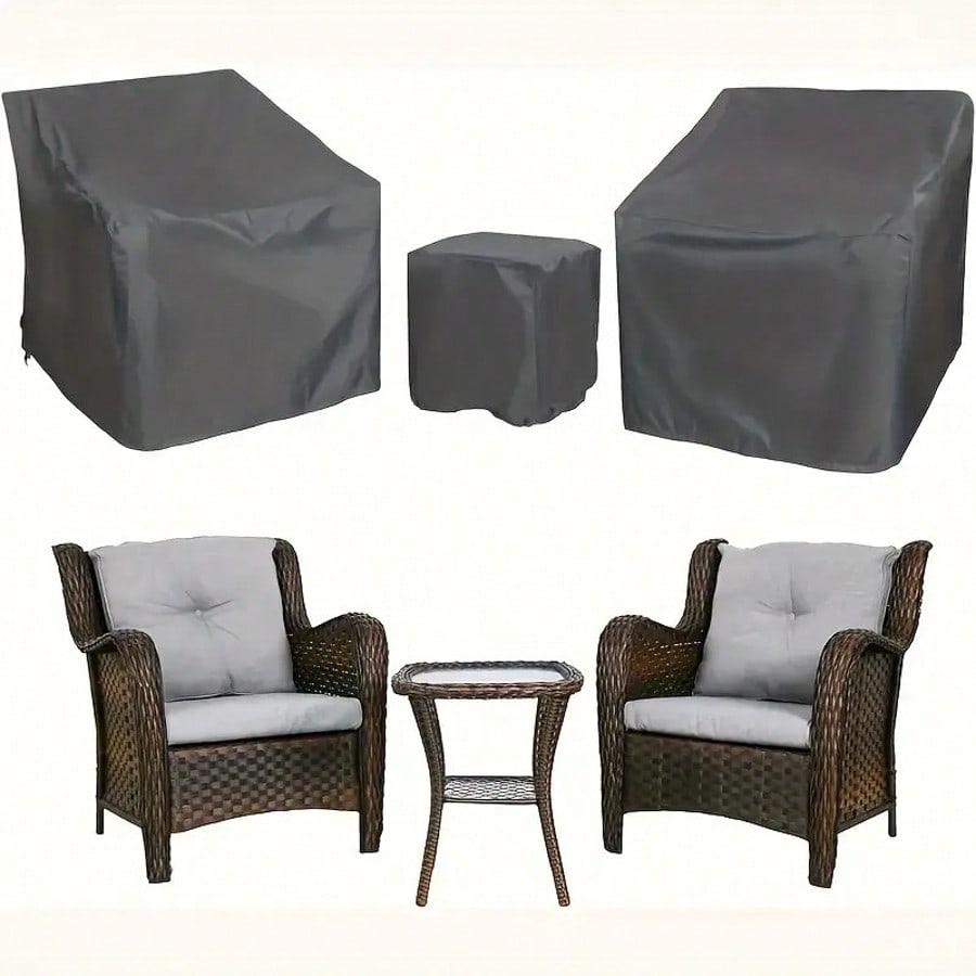3pcs Set Penutup Furnitur Luar - Outdoor Furniture Year Round ulasan dan harga