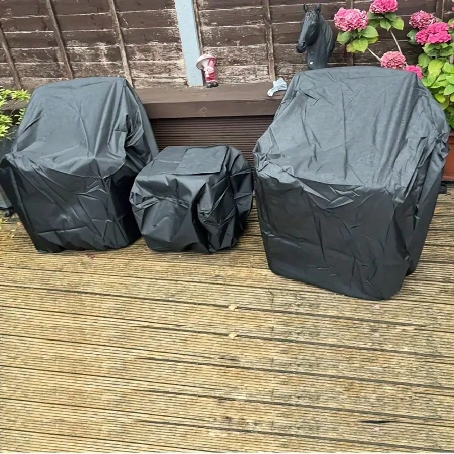 3pcs Set Penutup Furnitur Luar - Outdoor Furniture Year Round ulasan dan harga