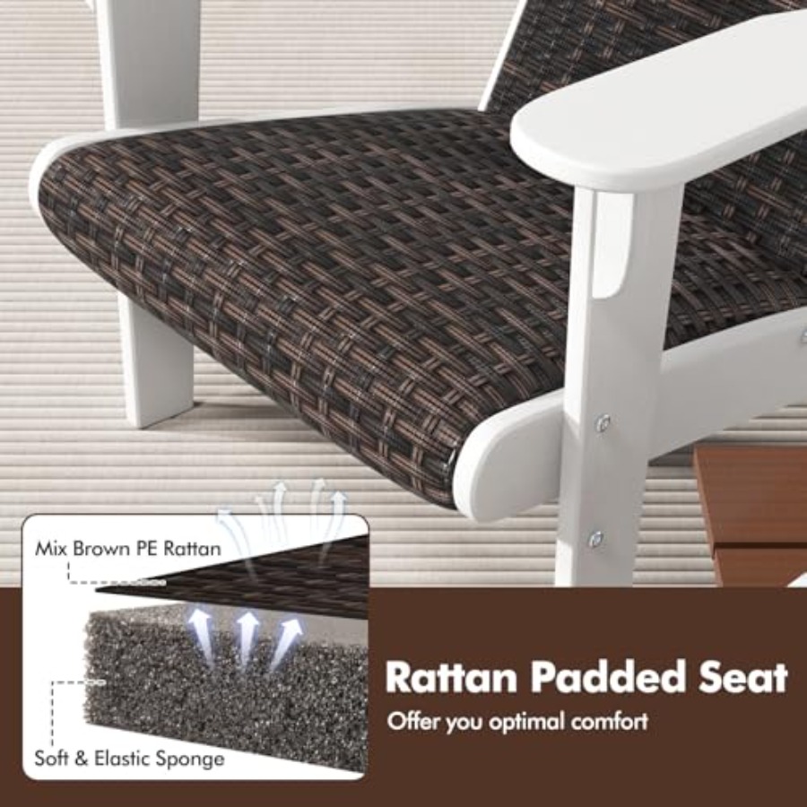 Kursi Adirondack Anyaman Rotan - Adirondack Chair Wood ulasan dan harga
