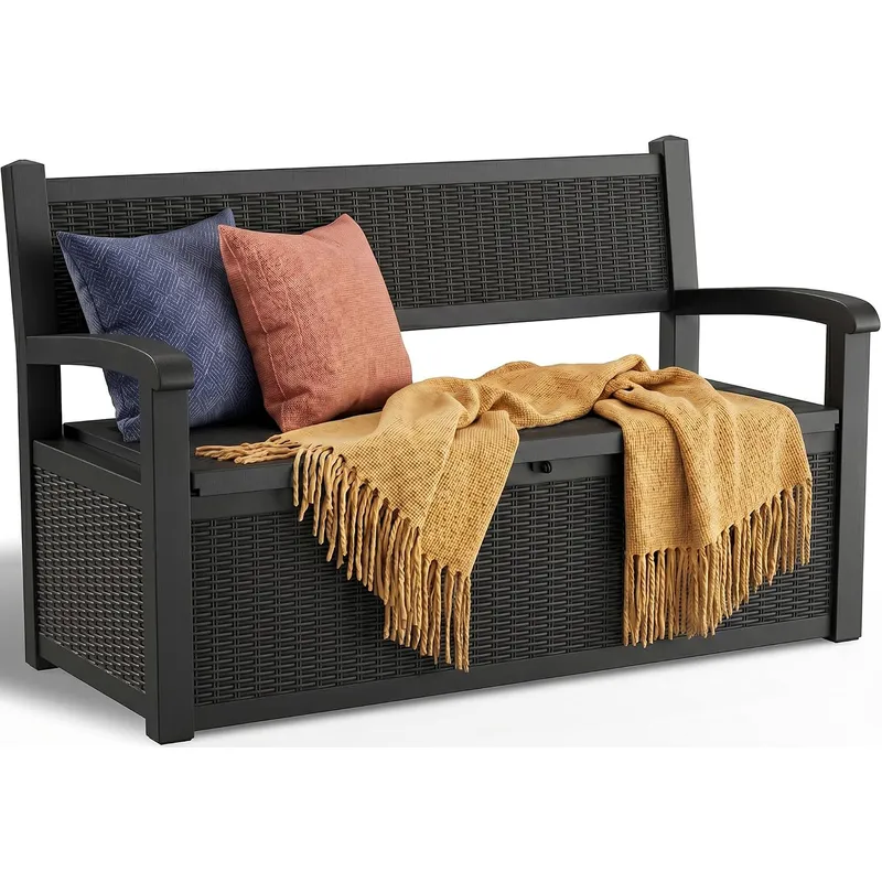 Kotak Penyimpanan Dek Luar Rua - Outdoor Furniture Bench ulasan dan harga