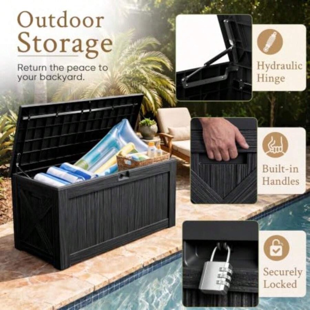 Kotak Penyimpanan Luar Ruangan - Outdoor Furniture With Storage ulasan dan harga