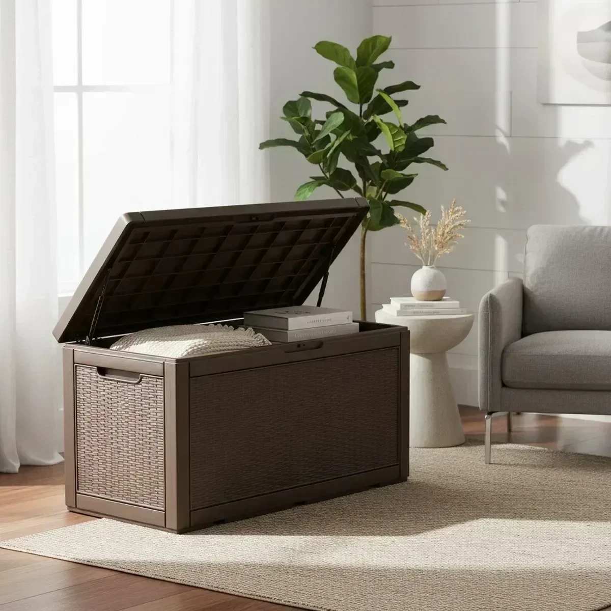 Bangku Penyimpanan Luar Ruanga - Outdoor Furniture With Storage ulasan dan harga