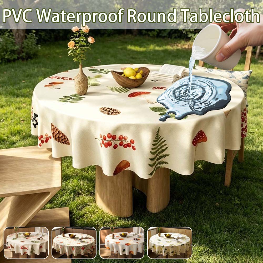 Taplak Meja Bulat PVC Dapat Di - Outdoor Furniture Year Round ulasan dan harga