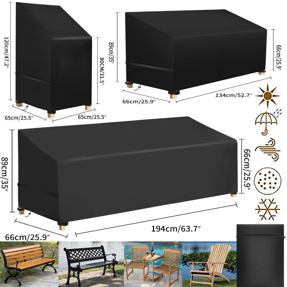 Penutup Kursi Teras Anti Air,  - Outdoor Furniture Bench ulasan dan harga