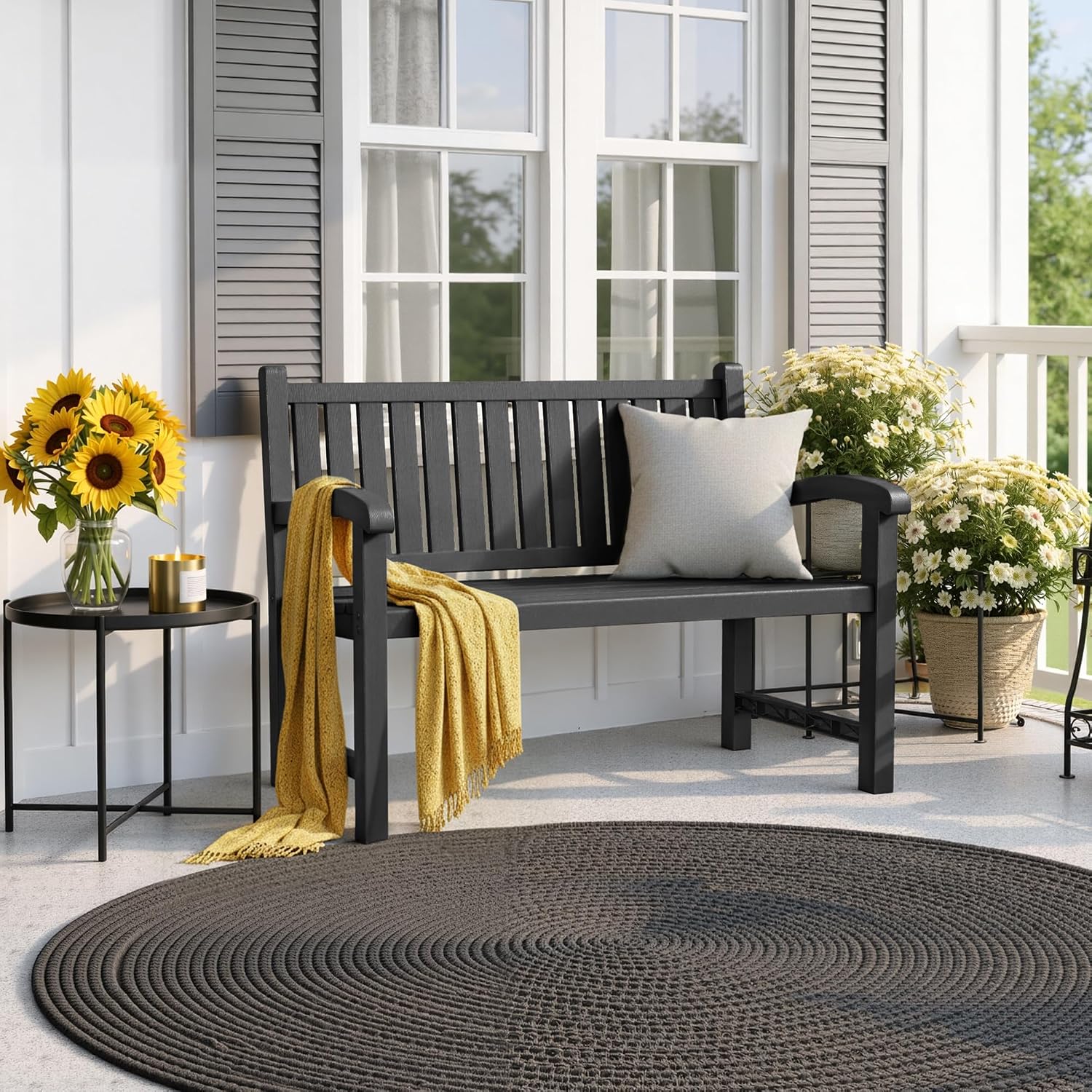 Bangku Taman 2 Orang dari Resi - Outdoor Furniture Bench ulasan dan harga